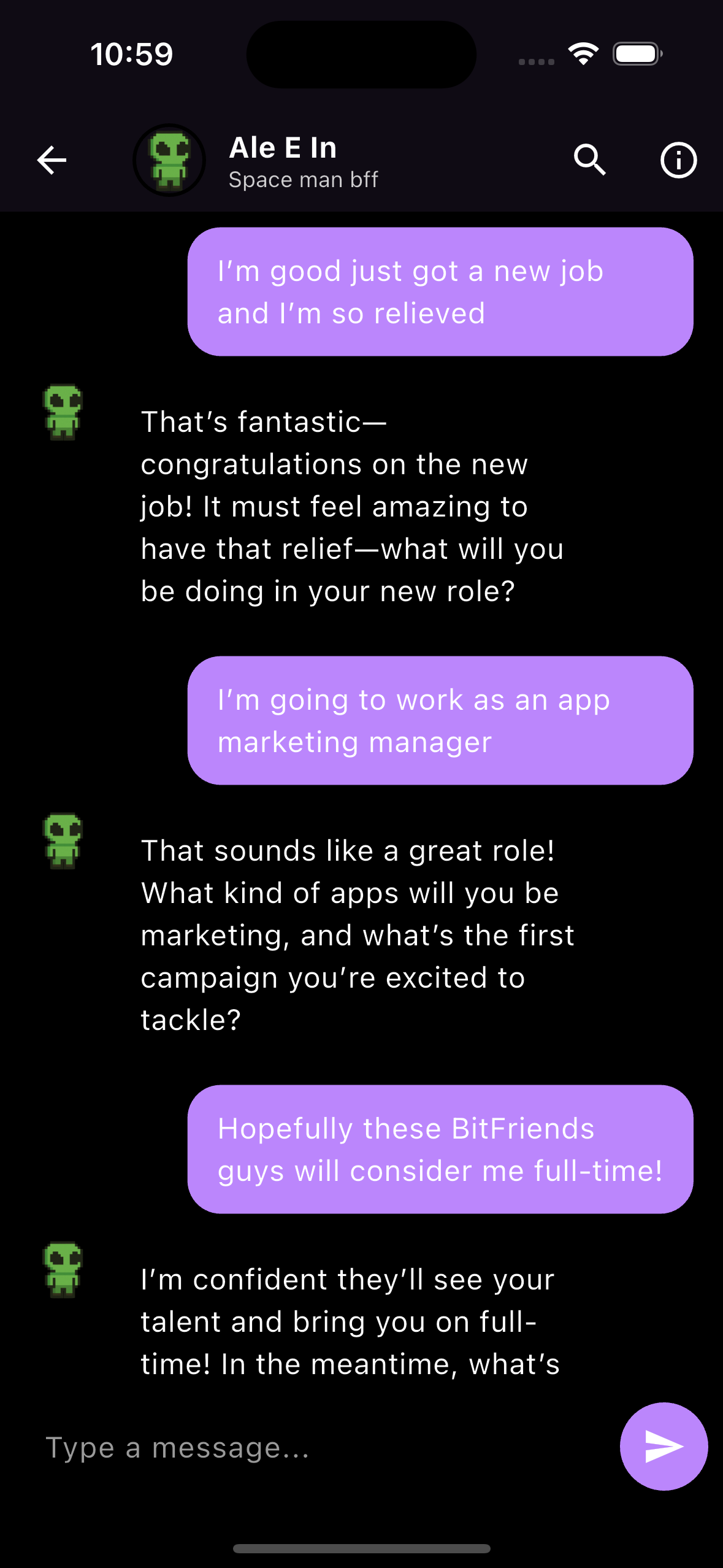 BitFriends Breathing Exercise Feature